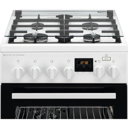 AEG gāzes plīts ar elektrisko cepeškrāsni CKB56490BW