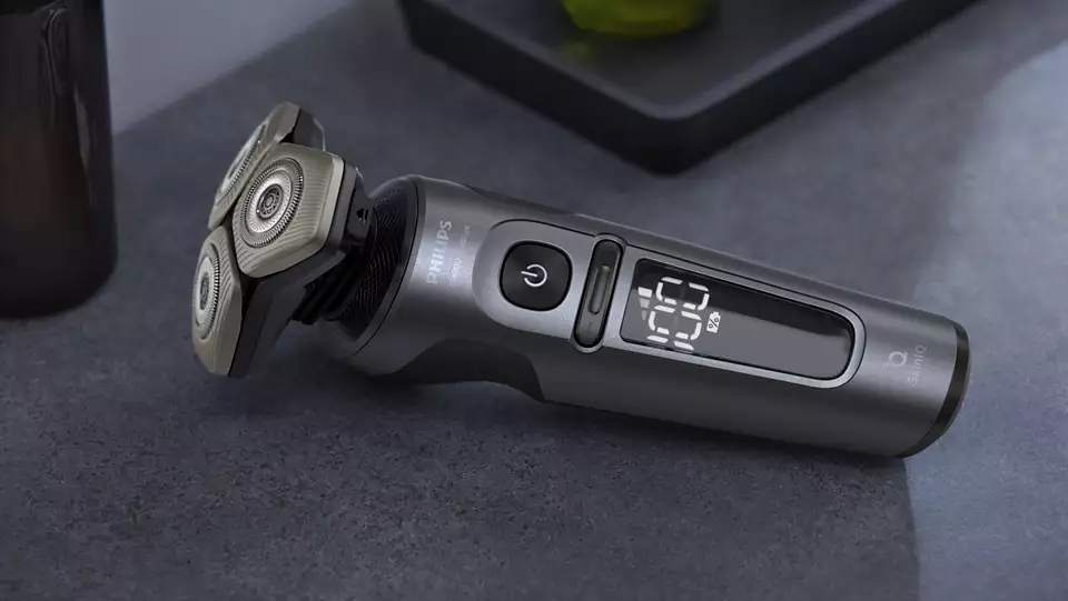 PHILIPS Shaver Prestige series 9000 Elektriskais skuveklis mitrai un sausai skūšanai, melns SP9872/15