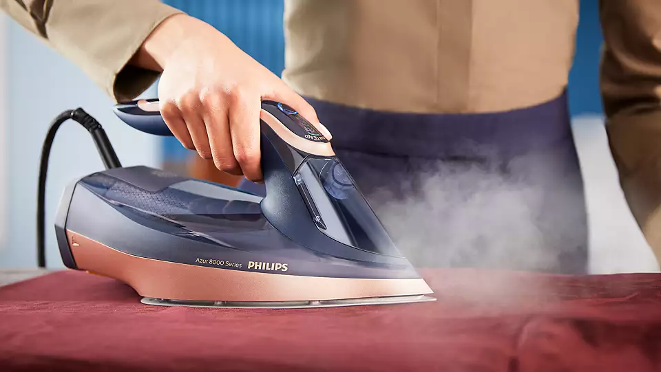 PHILIPS 8000 sērijas Tvaika gludeklis,3000W, tumši zils DST8050/20