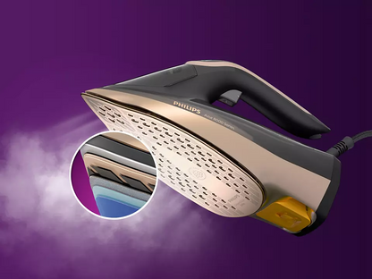 PHILIPS 8000 sērijas Tvaika gludeklis,3000W, melns DST8041/80