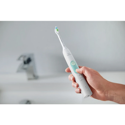 PHILIPS ProtectiveClean 5100 Sonic elektriskā zobu  birste, balta un gaiši zila HX6857/28