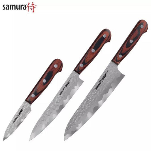 Nažu komplekts SAMURA KAIJU Set of 3 kitchen knives SKJ-0220 - DomoTehnika