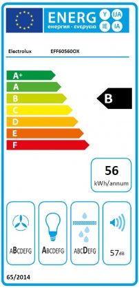 Electrolux tvaika nosūcējs EFF60560OX