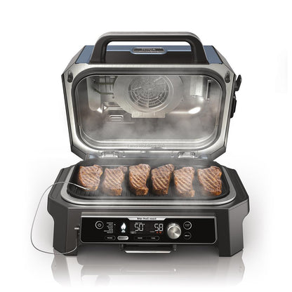 Ninja Woodfire Pro XL elektriskais āra grils, zils/melns OG901EU