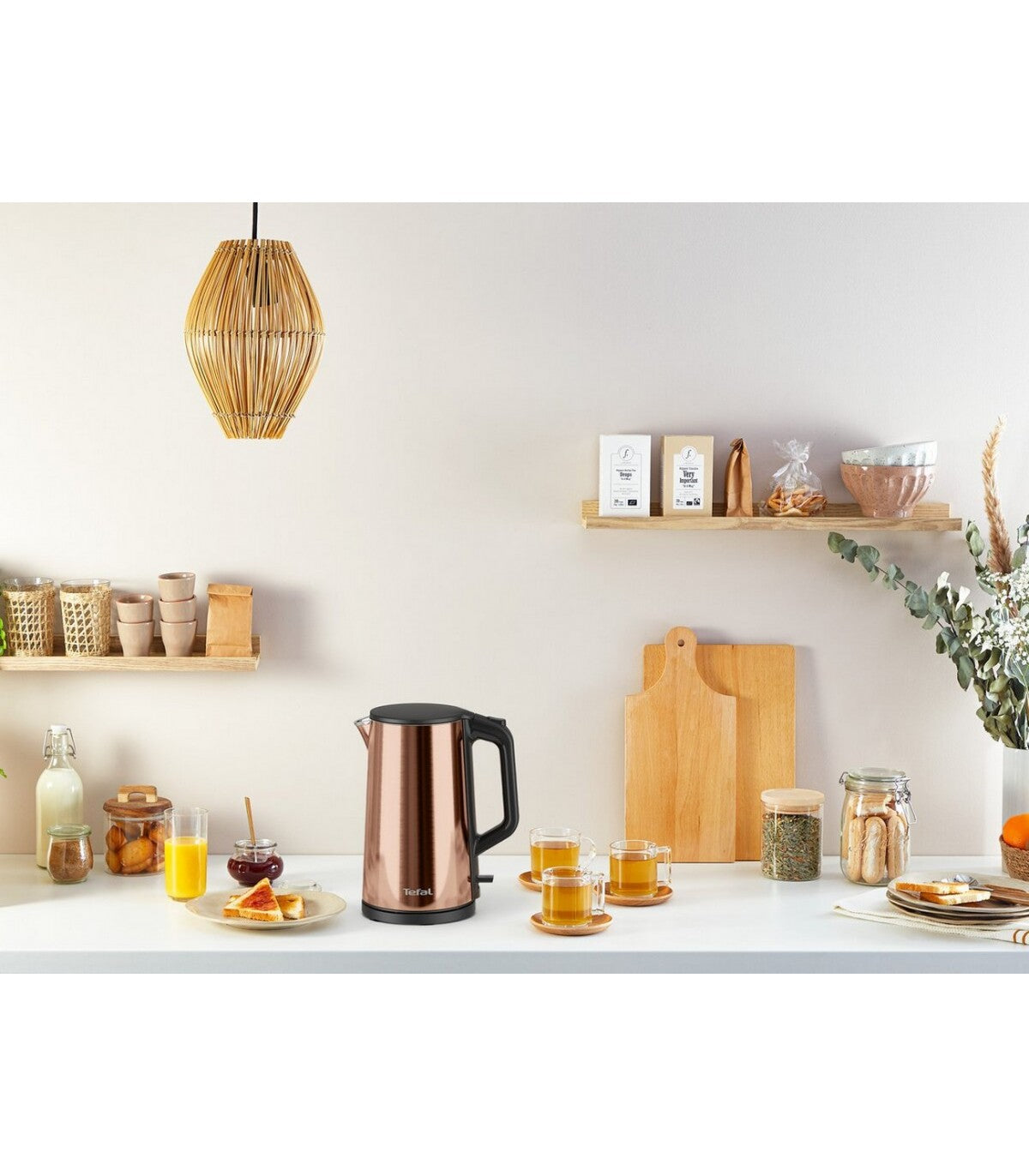 TEFAL tējkanna Double Layer, 1.5 L, zelta KI583C