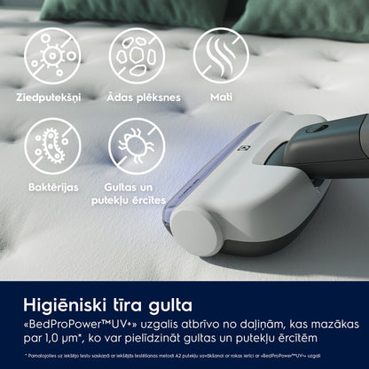 Electrolux 600.sērijas 2in1 bezvadu putekļusūcējs bez maisiņa, balts ES62HB25UV