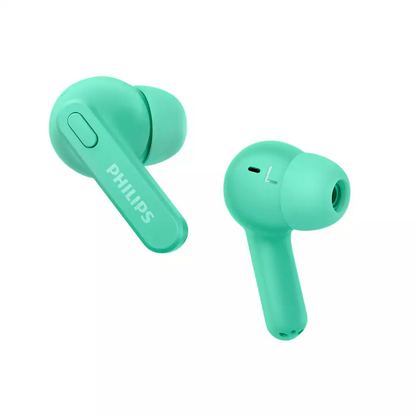 PHILIPS in-ear true bezvadu austiņas ar portatīvo uzlādes ietvaru, zaļas TAT2206GR/00
