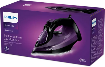 PHILIPS 5000 sērijas Tvaika gludeklis, 2400W (violets) DST5030/80