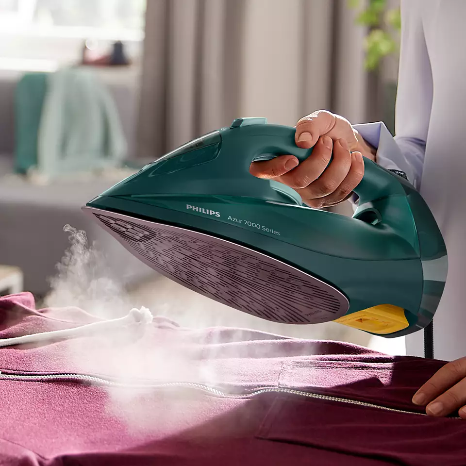 PHILIPS 7000  sērijas Tvaika gludeklis, dziļa, opāla zaļa DST7050/70
