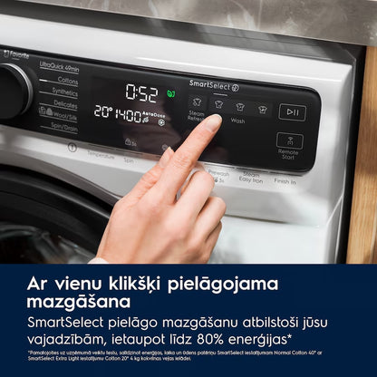 Electrolux veļas mašīna UltraCare un tvaika programmu, 11kg., melna EW8FG5602CDE