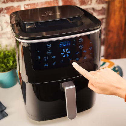 TEFAL karstā gaisa friteris, Easy Fry &amp; Steam, 1700 W, 3in1, melns FW2018
