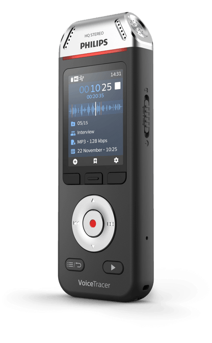 PHILIPS diktafons, 8 GB DVT2110