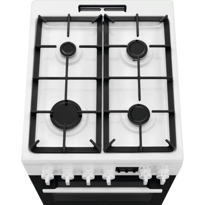 AEG gāzes plīts ar elektrisko cepeškrāsni CKB56490BW