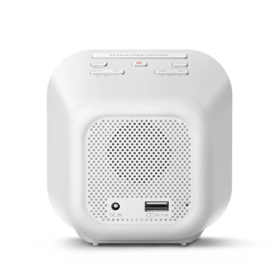 PHILIPS radio pulkstenis, balts TAR4406/12