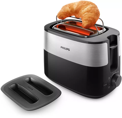 PHILIPS Daily Collection Tosteris, 830 W (melns) HD2517/90