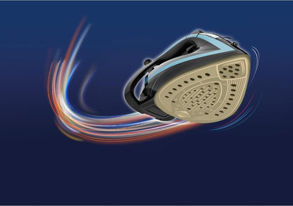 TEFAL Turbo Pro tvaika gludeklis, 3000W, zils/melns FV5695E1