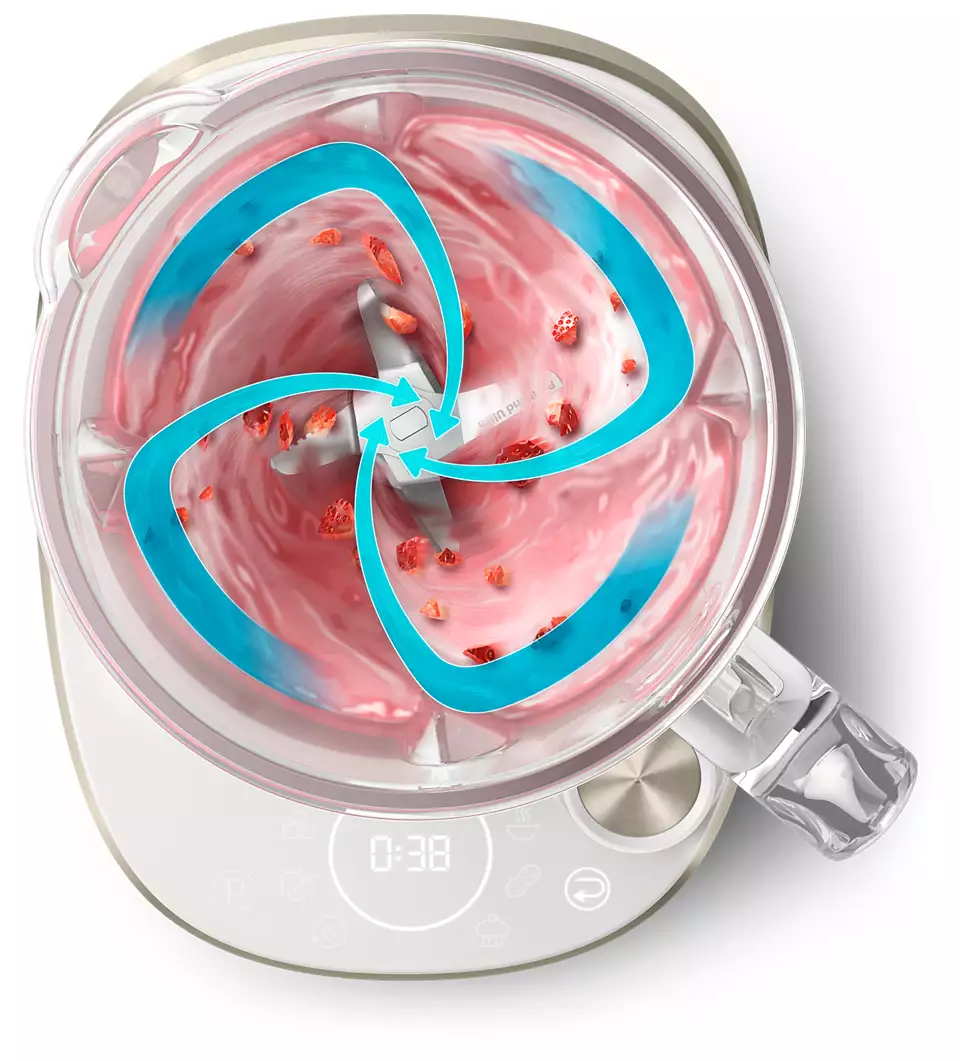 PHILIPS Daily Collection blenderis, 1500W, balts HR3760/01