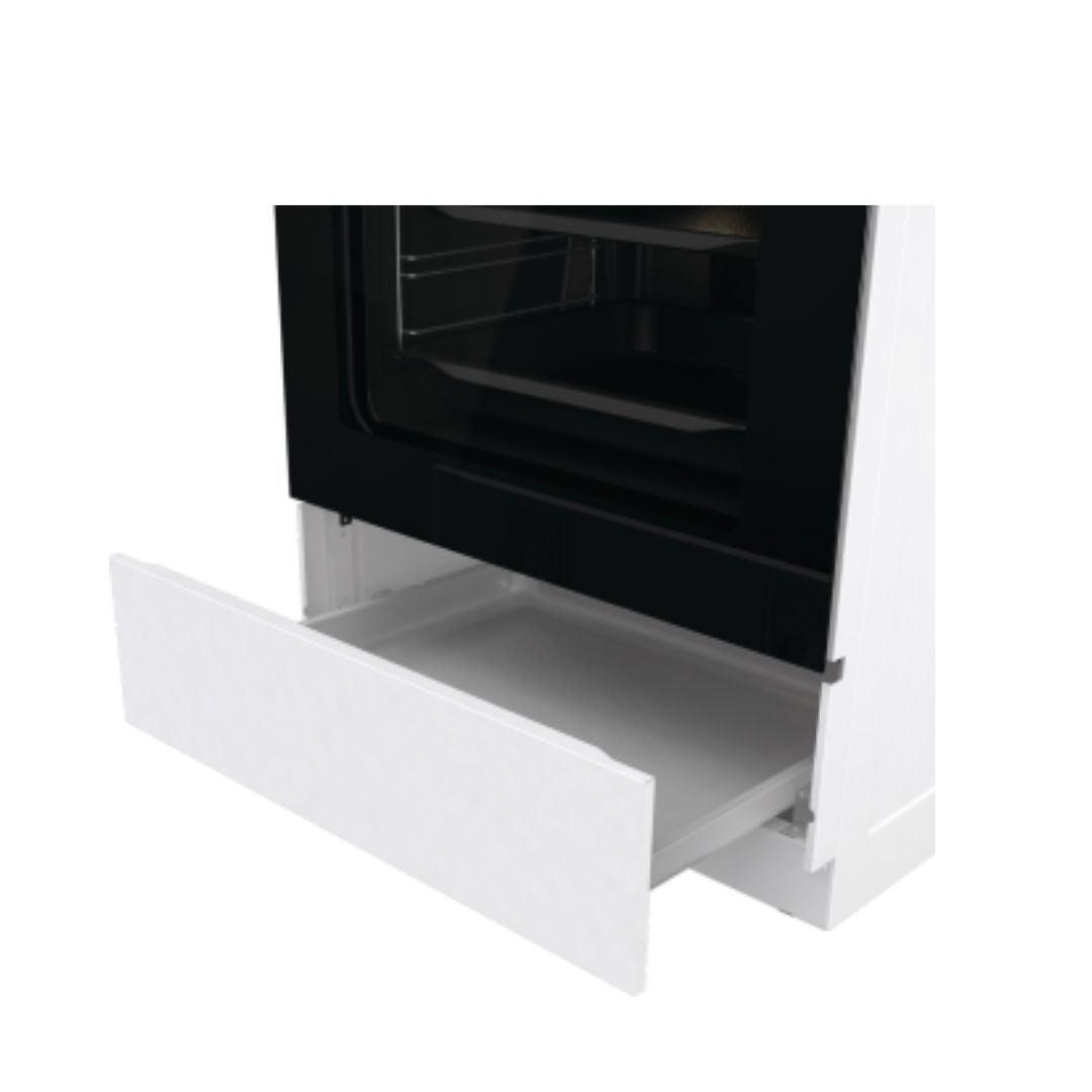 Elektriskā plīts GORENJE GECS6C70WC - DomoTehnika