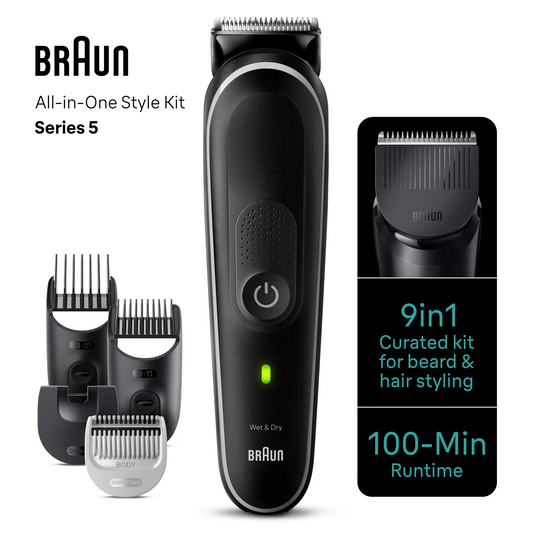 BRAUN trimmeru komplekts "Viss vienā", 9in1 MGK 5410
