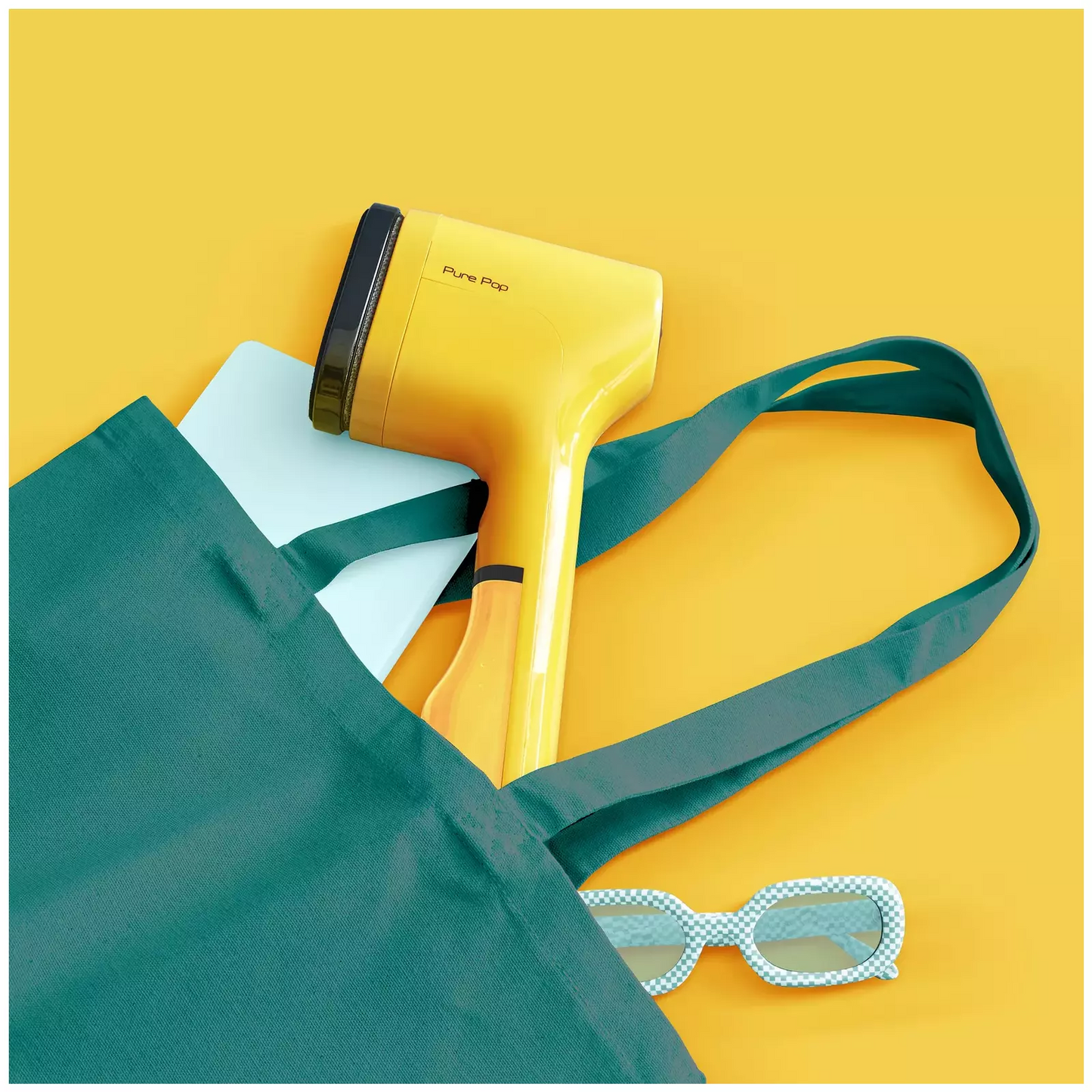 TEFAL Pure Pop rokas tvaika gludināšanas ierīce, 1300W, dzeltens DT2026E1