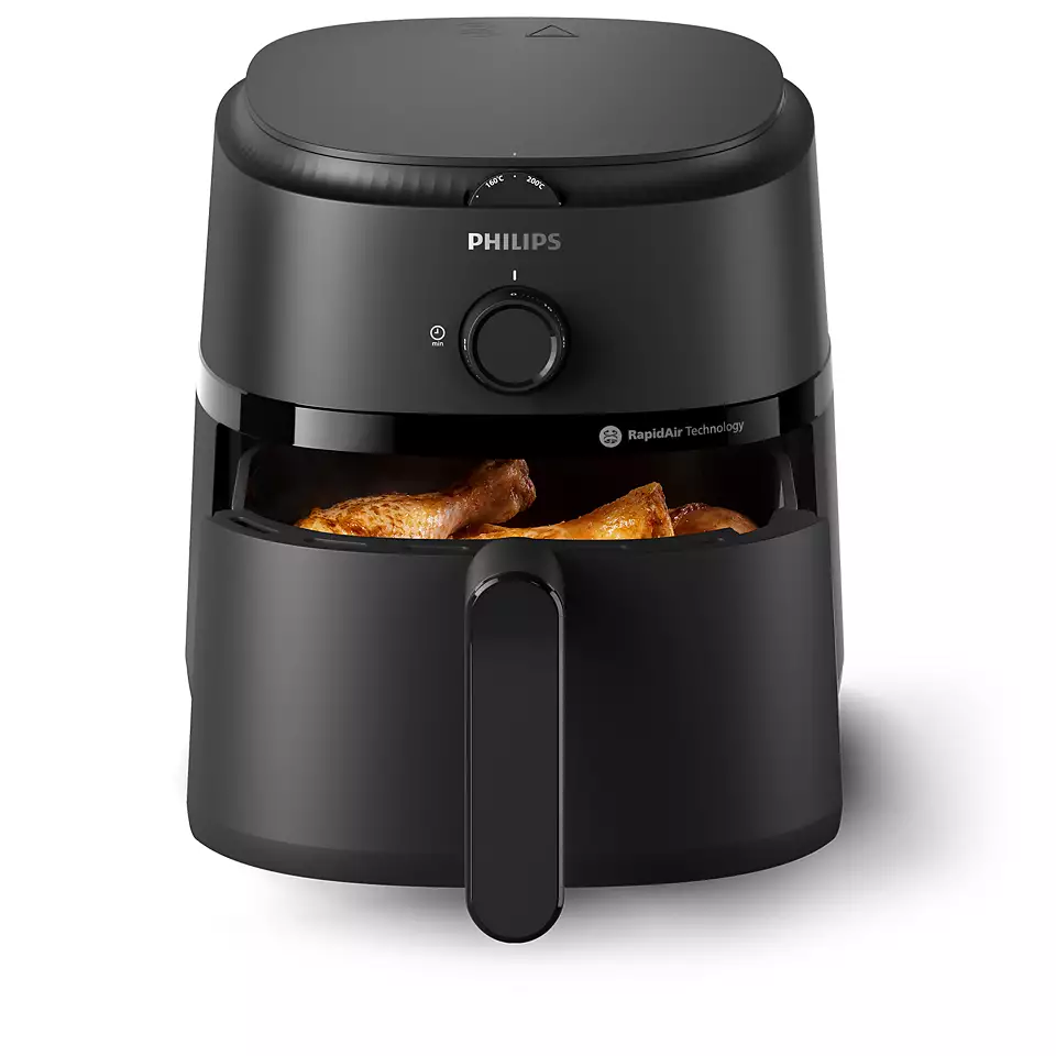 Philips karstā gaisa katls, 1500W, 4.2L, melns NA120/00