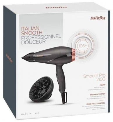 BaByliss matu fēns Smooth Pro, 2100W 6709DE