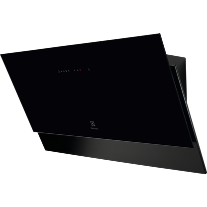 Electrolux skursteņa tipa nosūcējs, 90 cm, melns LFV419K