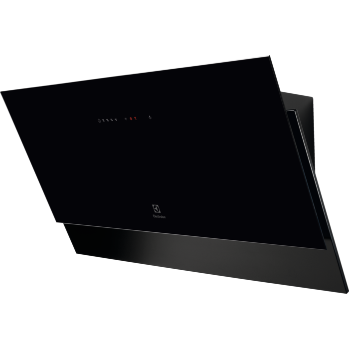 Electrolux skursteņa tipa nosūcējs, 90 cm, melns LFV419K