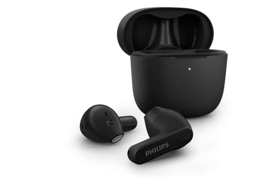 PHILIPS in-ear true bezvadu austiņas ar portatīvo uzlādes ietvaru, melnas TAT2236BK/00