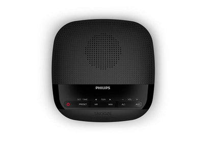 PHILIPS radio pulkstenis, melns TAR3205/12