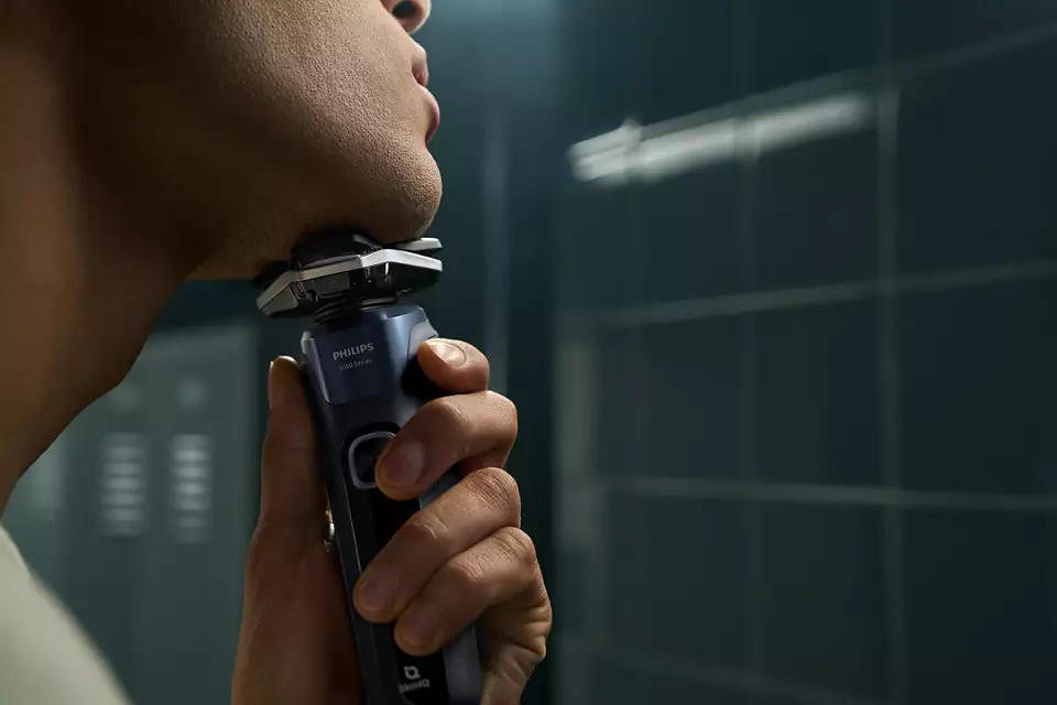 PHILIPS Shaver Series 5000, Wet&amp; Dry skuveklis (lādējams), zils S5885/10