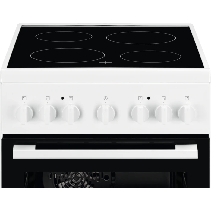 Electrolux elektriskā plīts ar elektrisko cepeškrāsni, balta, 50cm LKR500001W