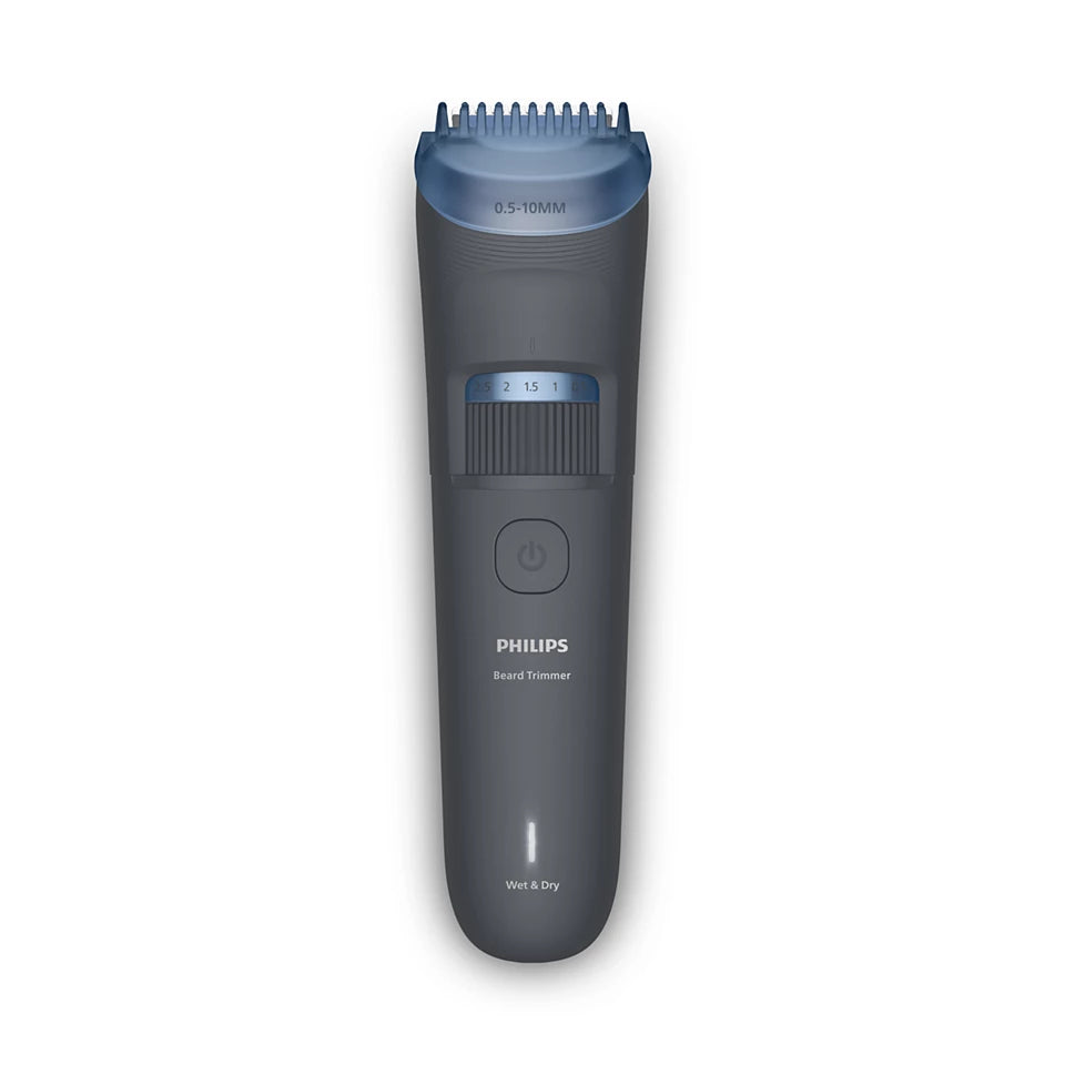 PHILIPS series 3000 bārdas trimmeris, pelēks ar zilu BT3617/15