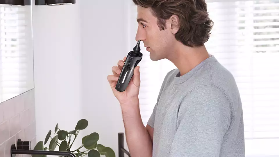 PHILIPS Shaver Prestige series 9000 Elektriskais skuveklis mitrai un sausai skūšanai, melns SP9872/15