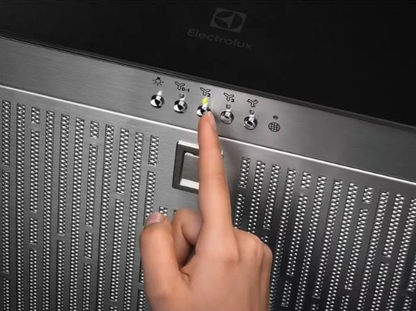 Electrolux tvaika nosūcējs (iebūv.), melns, 54 cm LFG716R