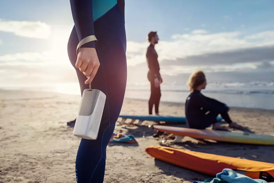 PHILIPS Bluetooth skaļrunis ar iebūvētu mikrofonu, D45mm,  balts TAS4807W/00