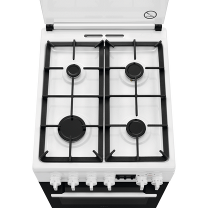 AEG gāzes plīts ar elektrisko cepeškrāsni CKB56490BW