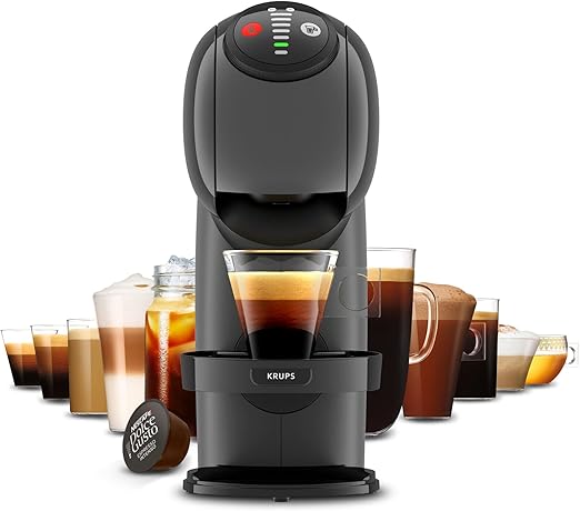 KRUPS kapsulu kafijas automāts ar Nescafe®Dolce Gusto® Genio S, pelēks KP243B10