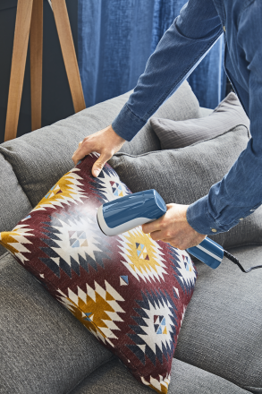 TEFAL rokas tvaika gludināšanas sistēma Access Steam First, zils ar baltu DT6130