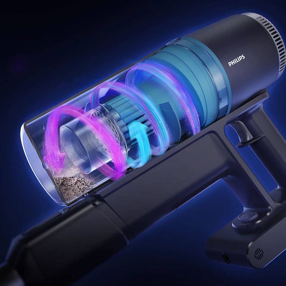 PHILIPS 3000 series bezvada spieķa tipa putekļsūcējs, tumši zils XC3032/01