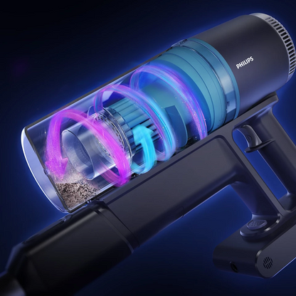 PHILIPS 3000 series bezvada spieķa tipa putekļsūcējs, tumši zils XC3032/01