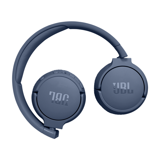 JBL on-ear bezvadu austiņas ar trokšņu  slāpēšanu, zilas JBLT670NCBLU