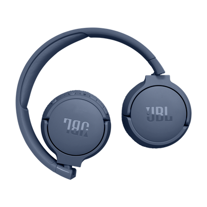 JBL on-ear bezvadu austiņas ar trokšņu  slāpēšanu, zilas JBLT670NCBLU