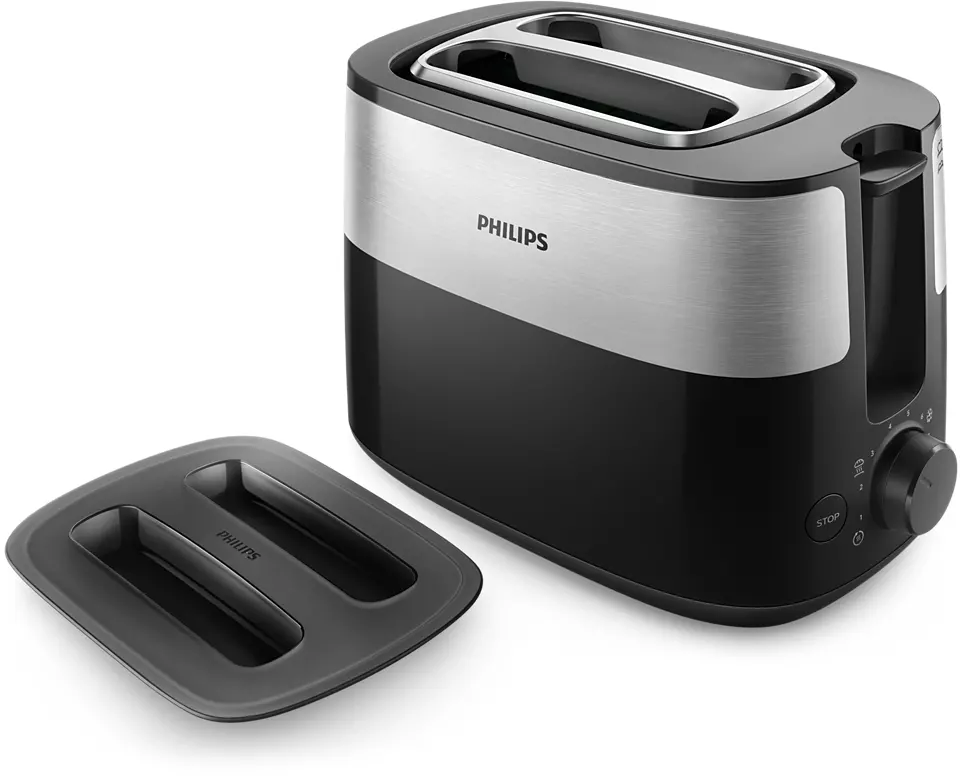 PHILIPS Daily Collection Tosteris, 830 W (melns) HD2517/90