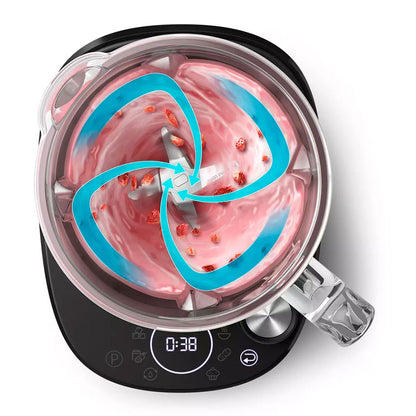 PHILIPS Daily Collection blenderis, 1500W, melns HR3760/10