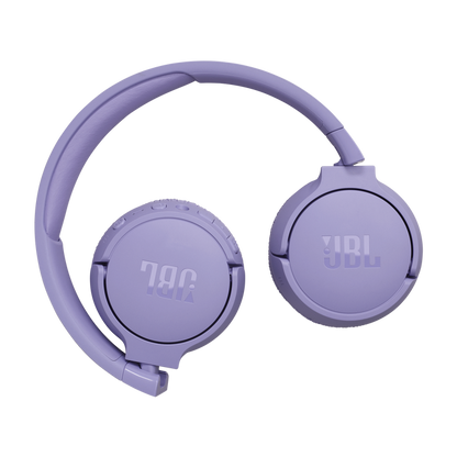JBL on-ear bezvadu austiņas ar trokšņu  slāpēšanu, violetas JBLT670NCPUR