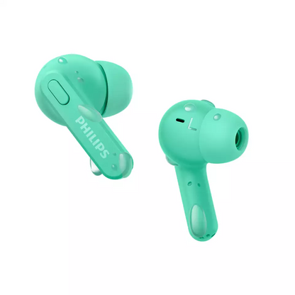 PHILIPS in-ear true bezvadu austiņas ar portatīvo uzlādes ietvaru, zaļas TAT2206GR/00