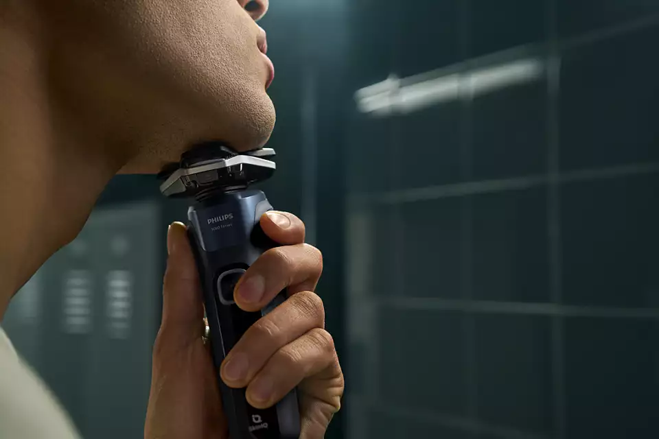 PHILIPS Shaver Series 5000, Wet&amp; Dry skuveklis (lādējams), zils S5885/35