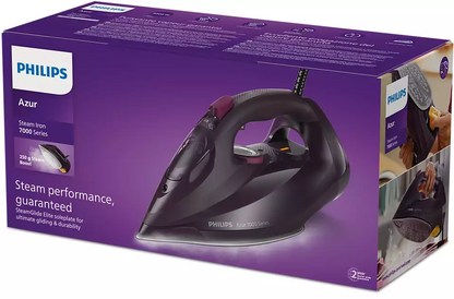 PHILIPS 7000  sērijas Tvaika gludeklis, tumši violets DST7061/30