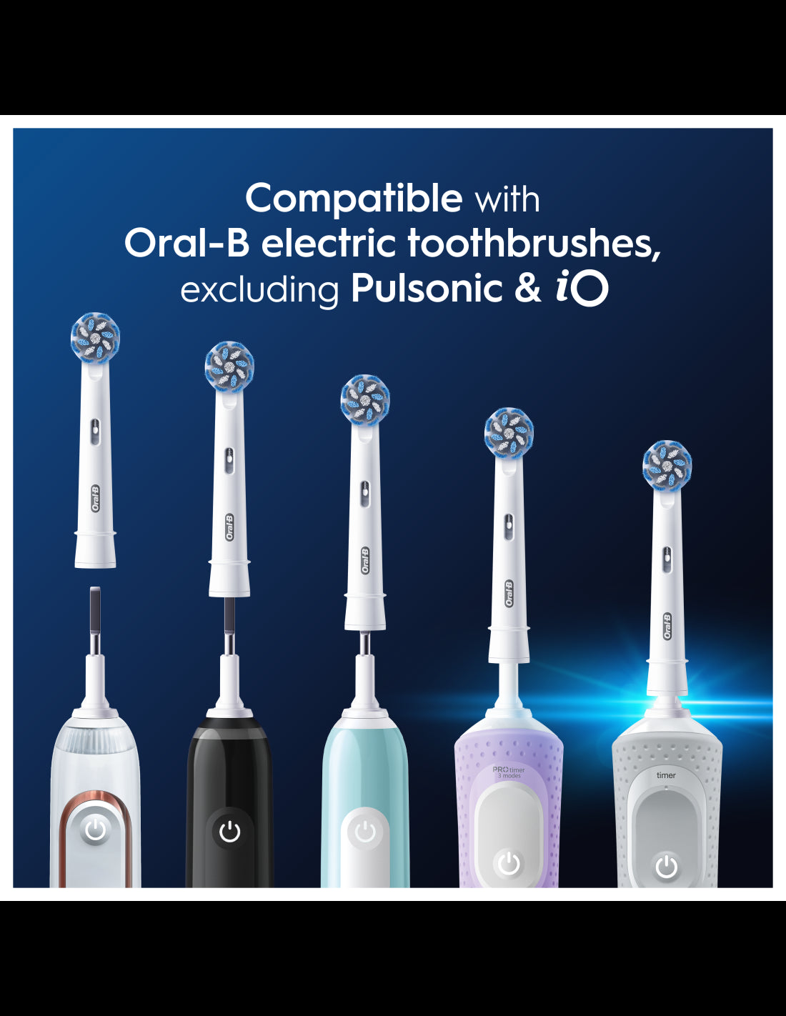 BRAUN el.zobu birstes uzgalis Sensitive Clean Pro, 2 gab EB 60-2 Sensitive